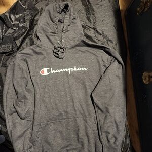 Champion Dark Gray Pullover Hoodie